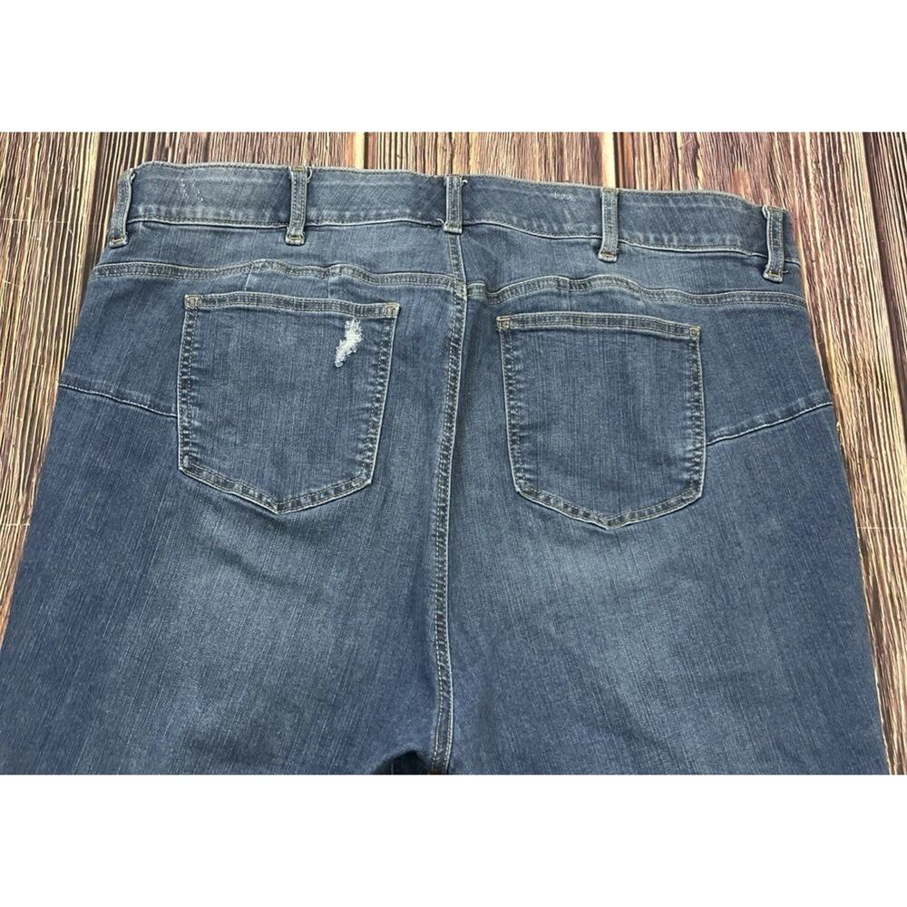 🌺 Torrid Women’s Sie 24XS Stretch Bombshell Skinny Ankle Distressed Jeans
